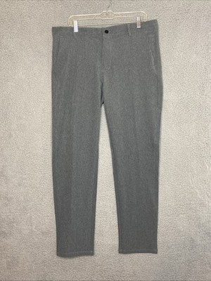 Day & Age Brian Pants Men 36x32 Graphite Gray Slim Fit Chino Performance Golf