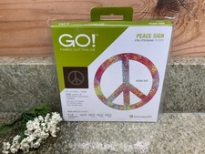 AccuQuilt GO! Fabric Cutting Die No. 55593 PEACE SIGN New