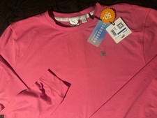 PUMA GOLF CHARMING PINK PALM TREE CREW L/S SHIRT SIZE XL MEN NWT 100.00