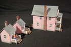 Pink Pussycat Brothel HO 1:87 Scale Built & Painted Building Structure w/Figures — photo 8