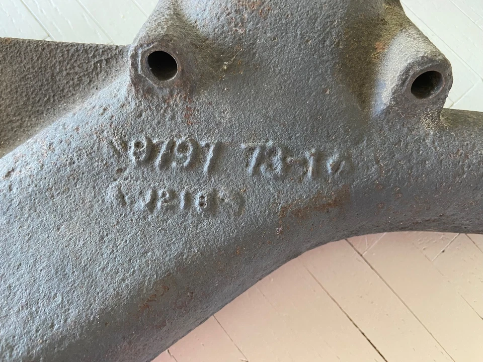 Pontiac Firebird 1969 68 rama larga puerto D colectores de escape - raro OEM par GM Foto 3 de 4