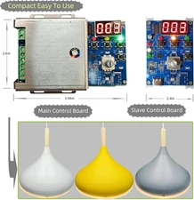 Remote 3 Channel Light Controller Sequencer with 50 Modes 110/240V AC Easy To