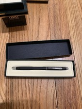 Cross Century Classic Executive Matte Black  Chrome Pen RARE NO Engravings