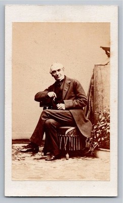CDV Prosper Mérimée, Schriftstellerin Carmen Historische Denkmäler Zweites Kaiserreich Foto