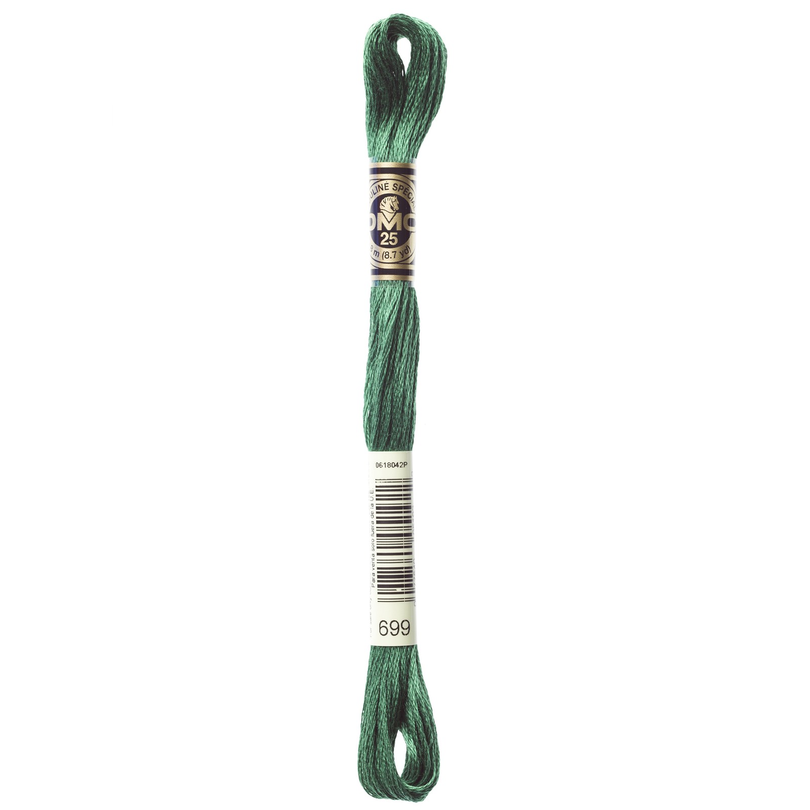 DMC 6-Strand Embroidery Cotton 8.7yd-Christmas Green - 12 Pack