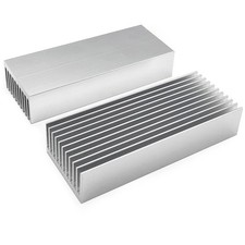 2Pcs Aluminum Heatsink 100 x 40 x 20mm/ 3.94x1.57x0.79 inch Heat Sink Chipset...