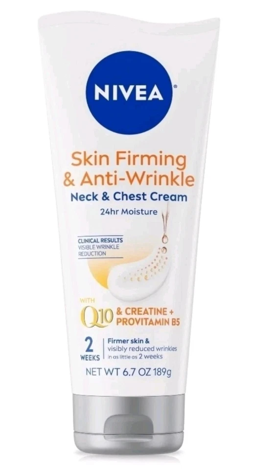 2 NIVEA Q10 Crema Reafirmante Antiarrugas Cuello y Pecho Piel Más Firme (2 PACK) Foto 2 de 4