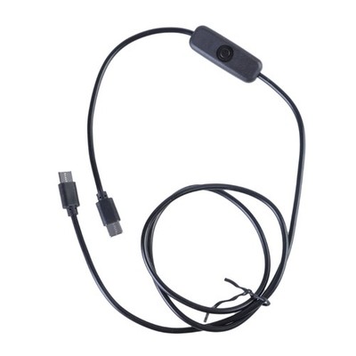PD60W USB C Charging Cable with Switching Button for Convenient Power Control