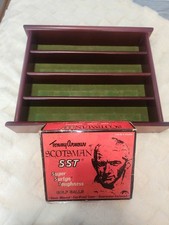 Golf Ball Display Case With Vintage Golfballs And Display Box