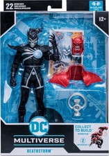 MCFARLANE TOYS DC MULTIVERSE BLACKEST NIGHT DEATHSTORM 7  ACTION FIGURE NEW NIP