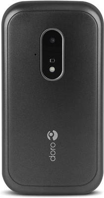Doro 7030 Black - 4G Clamshell Big Button Mobile Phone for Seniors / Dual Sim