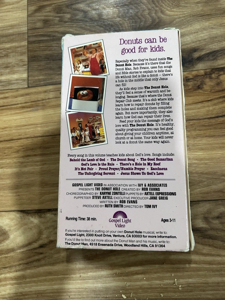 Винтажные видеокассеты The Donut Hole христианская молодежь - Изображение 2 из 2