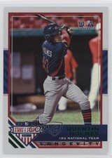 2017 USA Baseball Stars & Stripes Longevity Emerald 3/5 Quentin Holmes #32 0i76