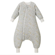 Super Soft Removable Long Sleeve 2.5 TOG Sleep Sack with Legs, 100 Cotton Wi...