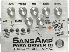 Tech 21 SansAmp Para Driver V2 DI Pedal - 20th Anniversary