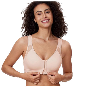 Delimira Adobe Pink BH 34B Frontverschluss mit fester Rückenstütze vollflächig