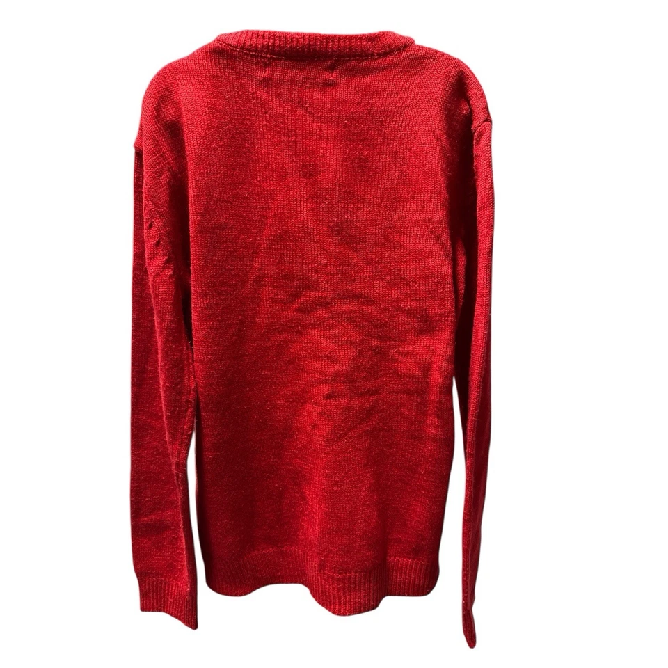 Suéter Pullover Forever 21 Feo Navidad Tejido Cuello Redondo Talla Pequeña Foto 2 de 4