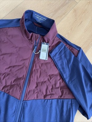 Holderness & Bourne Men's Golf Brodie Jacket Navy Blue Claret Size XL NEW $275