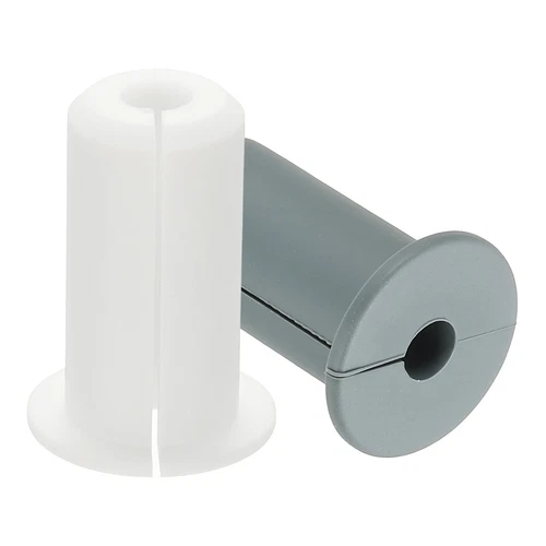 4 Pcs 3/4" Wall Grommet Cable Routing Kit for 7.5mm Hole White/Gray