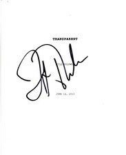 JEFFREY TAMBOR HAND SIGNED 'TRANSPARENT' FULL PILOT EPISODE SCRIPT w/COA ACTOR