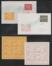 1960 GERMANY rocket mail - de Bruijn, MRI, EINBECK - EZ 17C1-C2, 17A1a- A2a
