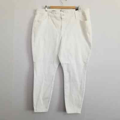 NWT Ava & Viv White Skinny Jeans Size 18