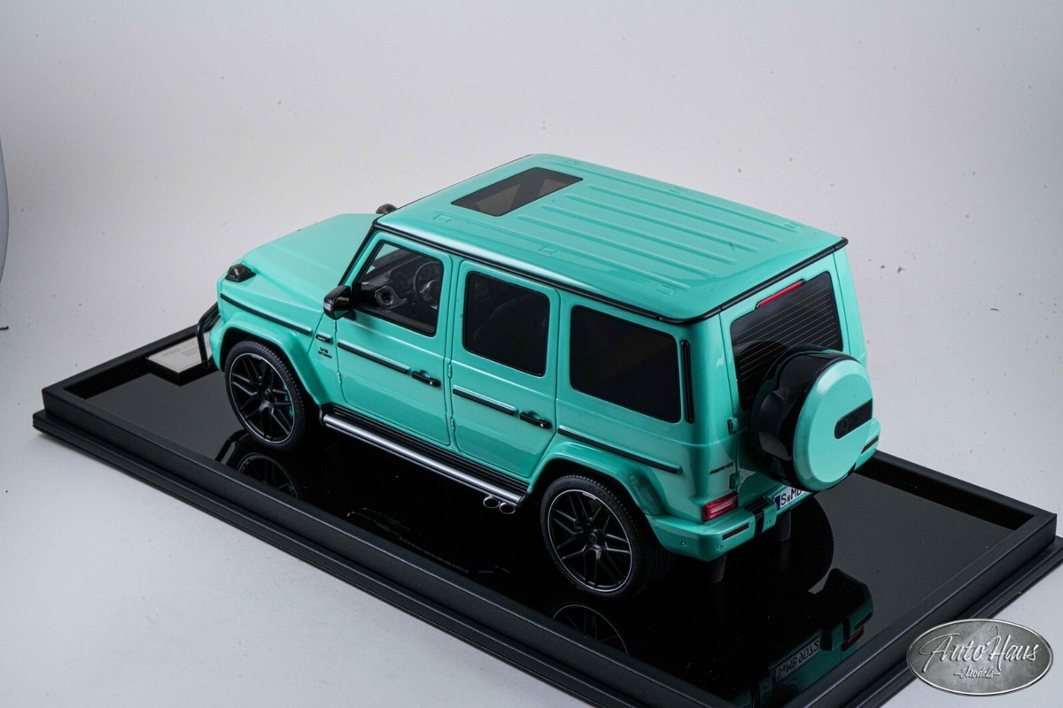1/18 Motorhelix Mercedes Benz AMG G63 Mint Blue 🤝ALSO OPEN FOR