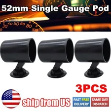 Universal 52mm 2" Turbo Boost Temp Press Single Hole Gauge Holder Pod Pillar