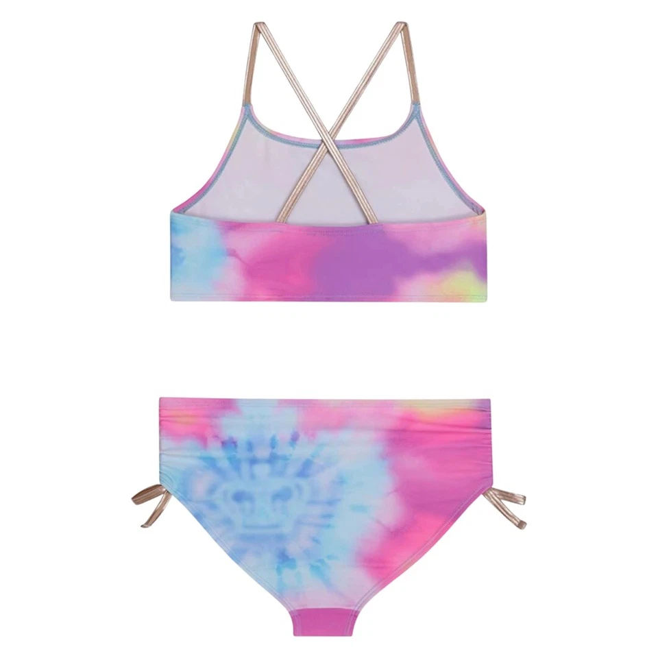 Juicy Couture Kids Tie dye 2-Piece Bikini Bathing Swimsuit Girl’s Size 14 - Image 2 of 2