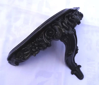 KONSOLE M BAROCK Schwarz 31x21x12 cm Retro Wandspiegel ablage Wandkonsole Gothic