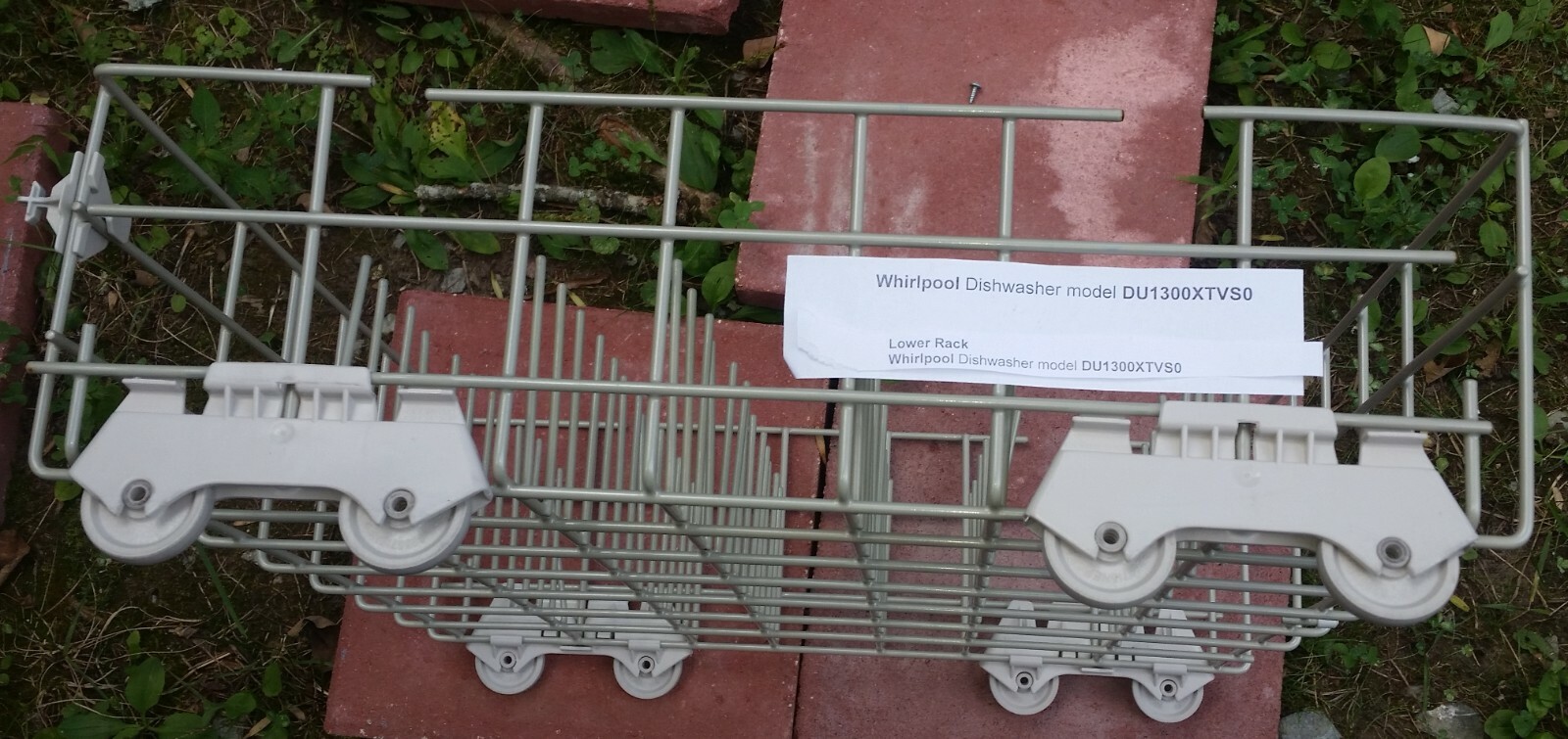 Whirlpool Dishwasher Bottom Lower Rack and Basket WPW10199800 for sale online