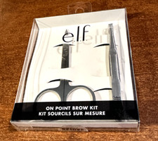 e.l.f. On Point Brow Kit, Duo Of Pro-quality Eyebrow Scissors  Tweezers 29854