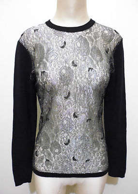Pull Femme PANCALDI En Laine - Taille M (44) - Noir - Occasion Très Bon état