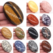 2.3" Worry Palm Stone Pocket Meditation Energy Crystal Healing Reiki Gemstone 