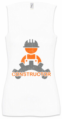 Constructor I Damen Tank Top Housebuilder Bricklayer Brickie Mason Homebuilder