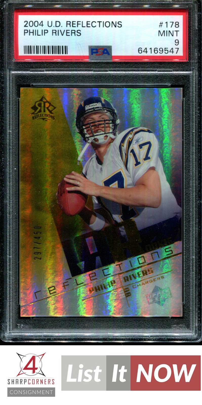 Philip Rivers Upper Deck Reflections #178 Base
