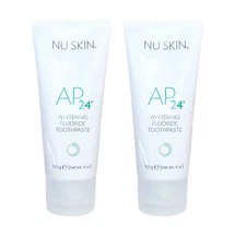 EXP 09/2026. Made in USA. Nu Skin AP-24 Whitening Fluoride Toothpaste 2 Pack