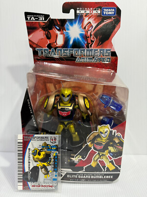 TakaraTomy Japan Transformers Animated TA-31 Elite Guard Bumblebee MOSC