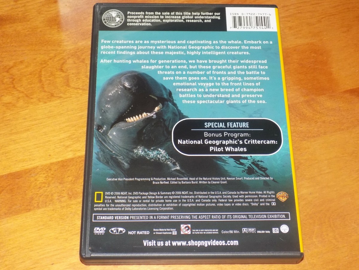 (未使用･未開封品)Whales in Crisis [DVD] National Geographic - Whales in Crisis (DVD, 2006) Brand New