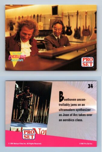 Bill & Ted's Excellent Adventure #34 Pro Set 1991 Karta kolekcjonerska - Zdjęcie 1 z 1