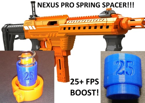 Spring Spacer For Adventure Force Nexus Pro Blaster 25+FPS Power Boost! Dart Gun - Picture 2 of 5
