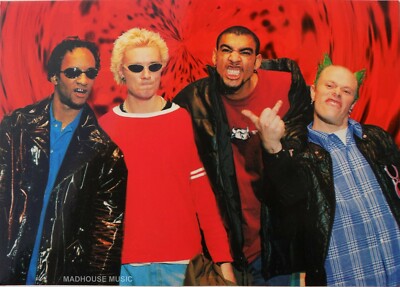 PRODIGY Official Original UK POSTCARD 1990's PYRAMID PC3098 Keith Flint Mint