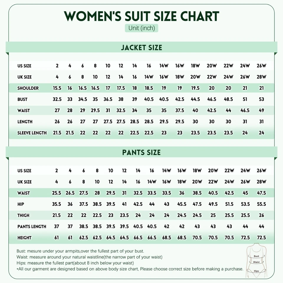 Traje de mujer verde con tachuelas de diamantes de un solo pecho boda talla grande 6 8 10 Foto 4 de 4