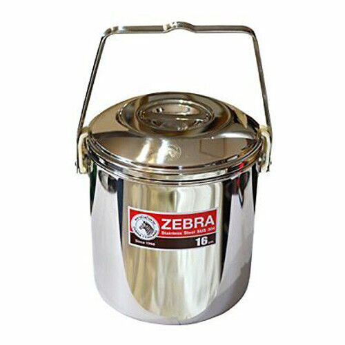 Zebra Stainless Steel Billy Can 10, 12, 14 or 16cm Bushcraft