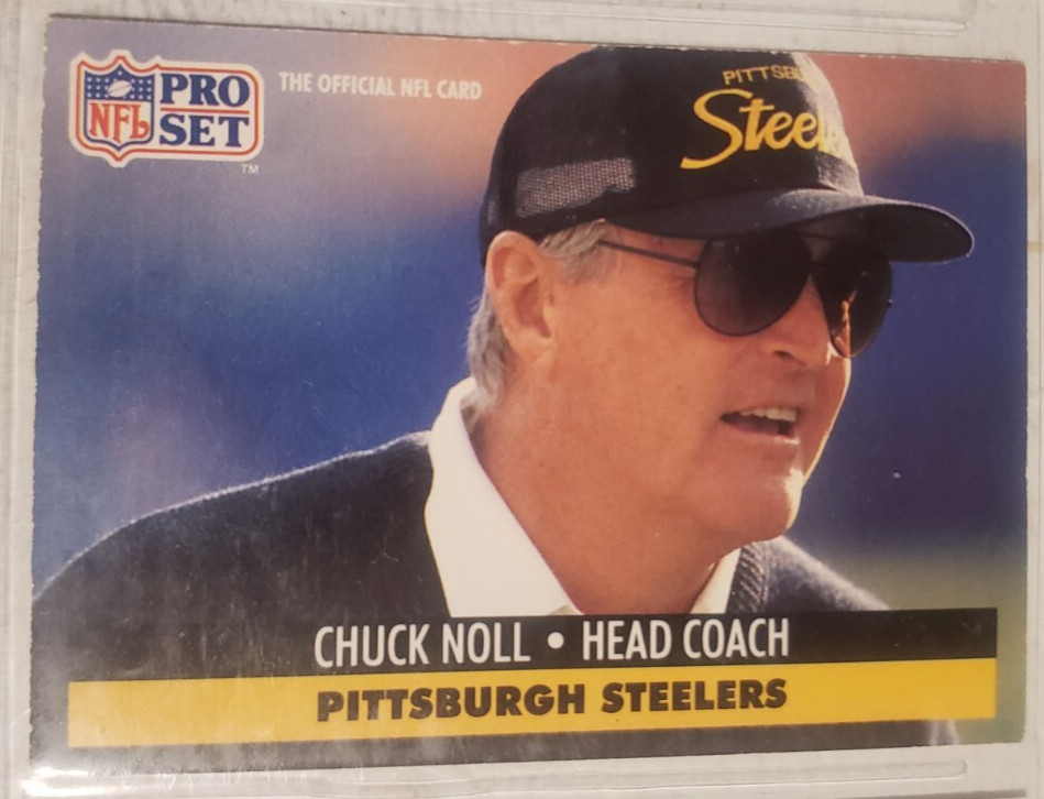 1991 Pro Set #279 Chuck Noll Head Coach Pittsburgh Steelers  ***40% OFF 2+ Cards