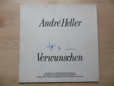 Andre Heller Autogramm signed LP-Cover "Verwunschen" Vinyl