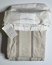 Restoration Hardware Frayed Stripe Duvet Cover Cotton Twin Khaki NEW 149