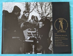 12th Annual ASC Awards Program, 1997. Good condition