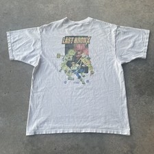 Vtg 90s SEGA Last Bronx Video Game Graphic Promo T Shirt FOTL Usa Made LG Anime