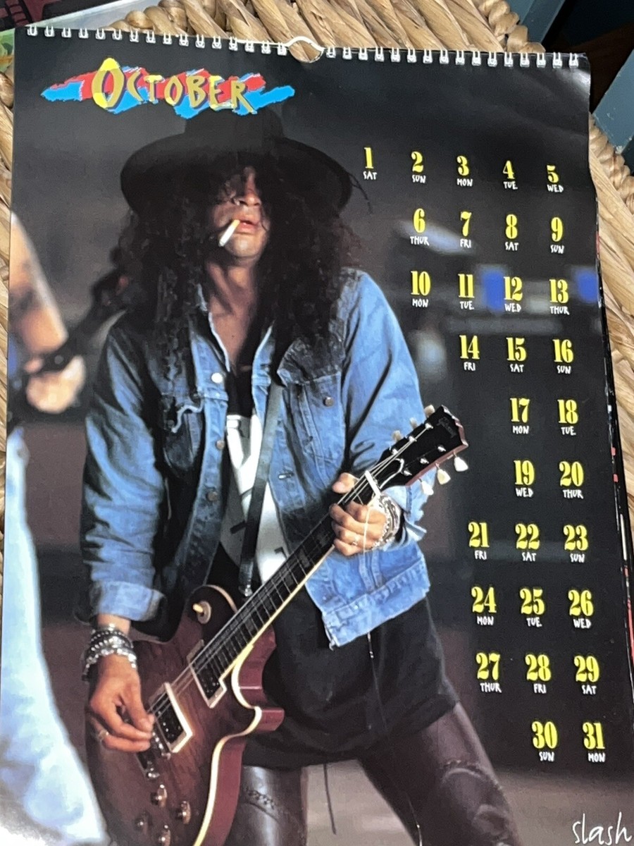 VINTAGE GUNS N ROSES - VINTAGE GNR 1994 CALENDAR AXL GNR | eBay